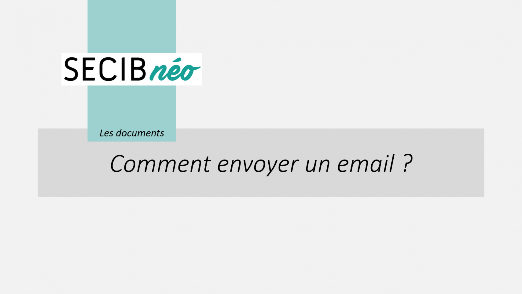 Comment envoyer un email ?