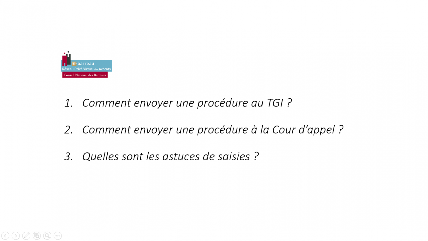 Comment envoyer une procédure TGI et CA