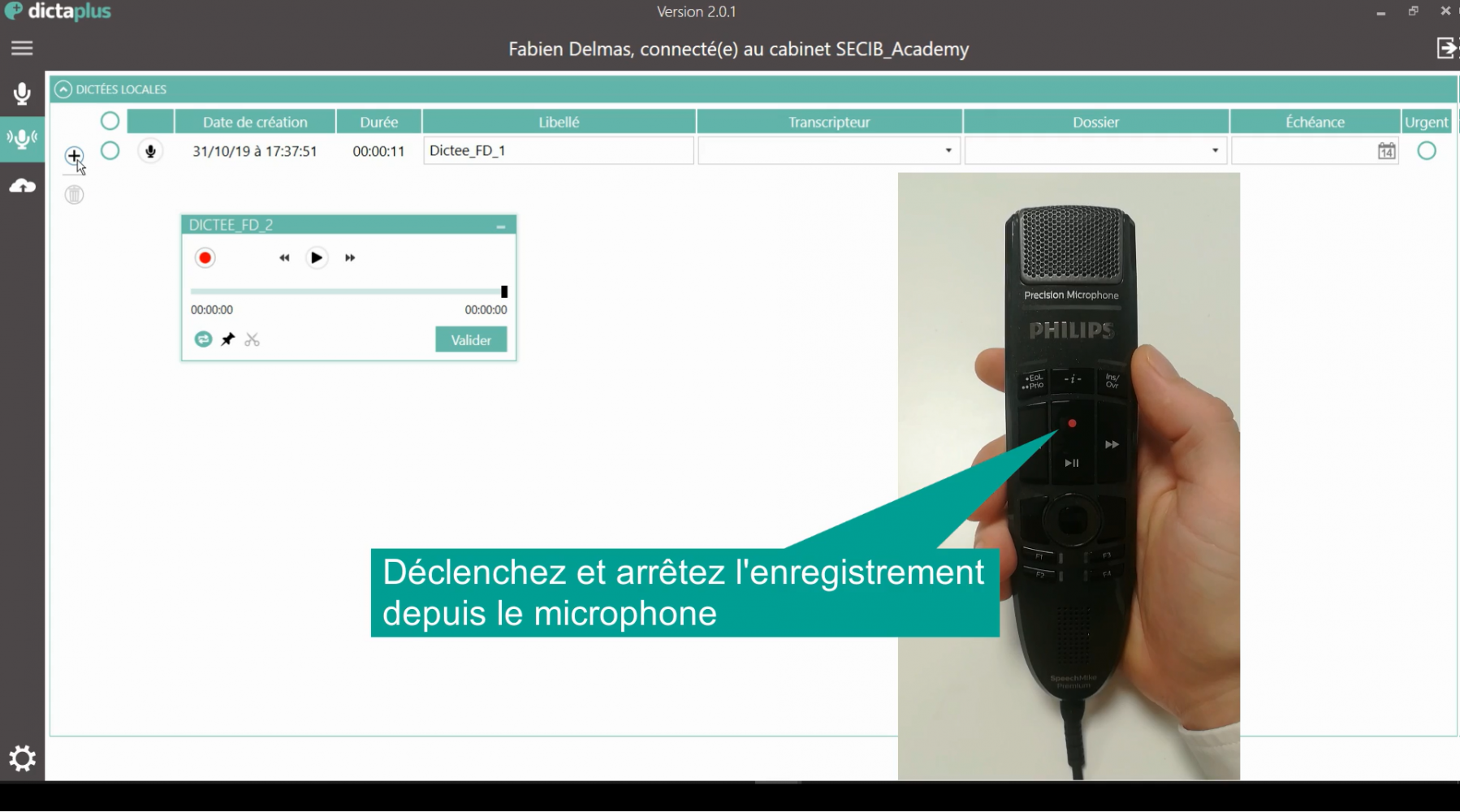 Comment dicter en numérique avec un microphone ?